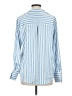 Maison d' Amelie Stripes Blue Long Sleeve Blouse Size M - photo 2