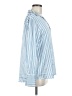 Maison d' Amelie Stripes Blue Long Sleeve Blouse Size M - photo 4