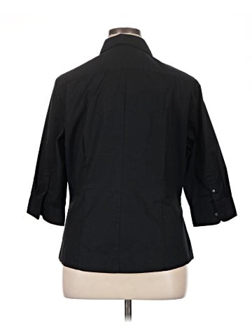Riders by Lee 3/4 Sleeve Button-Down Shirt (view 2)