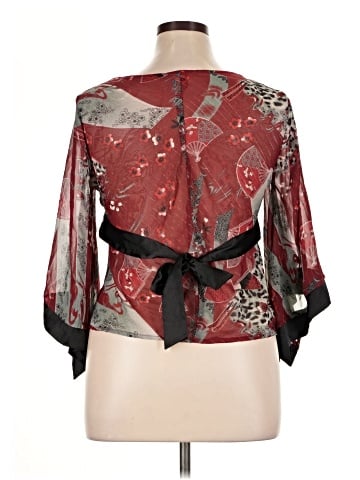 Candie's 3/4 Sleeve Blouse (view 2)