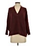 By Anthropologie Burgundy Pullover Sweater Size XS - photo 1