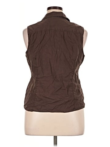 SONOMA life + style Sleeveless Button-Down Shirt (view 2)