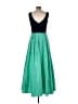 Theia 100% Polyester Green Cocktail Dress Size 12 - photo 2