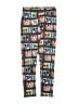 Justice Print Black Casual Pants Size 10 - photo 1