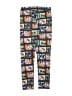 Justice Print Black Casual Pants Size 10 - photo 2