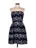 Vera Wang Hearts Blue Cocktail Dress Size 12 - photo 1