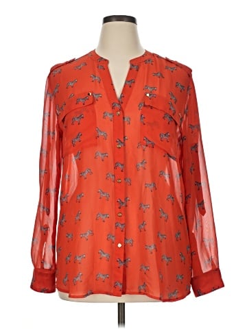Charter Club Long Sleeve Blouse (view 1)