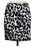Cache Animal Print Silver Casual Skirt Size 4 - photo 1