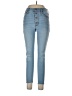 J.Crew Factory Store Solid Blue Jeans Size 30 waist - photo 1