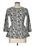 CLOCKHOUSE Silver 3/4 Sleeve Top Size L - photo 1