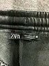 Zara 100% Polyester Black Track Pants Size S - photo 7