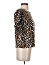 Calvin Klein Animal Print Gold Short Sleeve Blouse Size P (estimated, petite) - photo 4