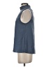 Papaya 100% Polyester Blue Sleeveless Top Size S - photo 5
