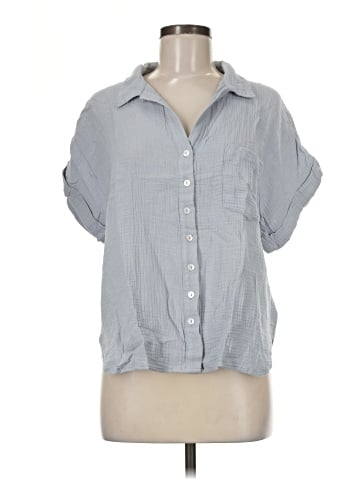 Millibon Short Sleeve Button-Down Shirt (view 1)