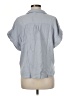 Millibon Checkered-gingham Gray Short Sleeve Button-Down Shirt Size M - photo 2