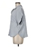 Millibon Checkered-gingham Gray Short Sleeve Button-Down Shirt Size M - photo 5