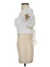 Lyaner White Short Sleeve Top Size S - photo 5
