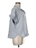 Millibon Checkered-gingham Gray Short Sleeve Button-Down Shirt Size M - photo 4