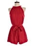 C. Luce Solid Red Romper Size S - photo 1