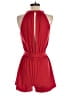 C. Luce Solid Red Romper Size S - photo 2