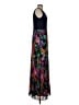 Xscape Floral Blue Black Cocktail Dress Size 4 - photo 4