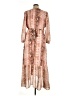 Bar III Paisley Brown Casual Dress Size XL - photo 2