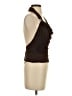 MNG Brown Sleeveless Blouse Size S - photo 4