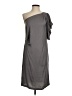 BCBGMAXAZRIA 100% Polyester Solid Gray Cocktail Dress Size XS - photo 1
