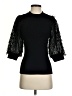 Gracia Black 3/4 Sleeve Top Size S - photo 1