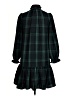 J.Crew 100% Polyester Plaid Green Casual Dress Size XXS - photo 2