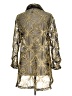 Berek 100% Polyester Animal Print Gold 3/4 Sleeve Blouse Size L - photo 2