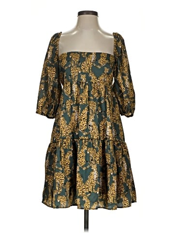 Lavender Brown Casual Dress (view 1)