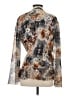 Komarov 100% Polyester Brown Long Sleeve Blouse Size Sm (1) - photo 2