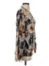 Komarov 100% Polyester Brown Long Sleeve Blouse Size Sm (1) - photo 4