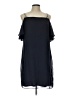 MSK 100% Polyester Solid Black Cocktail Dress Size 12 - photo 1