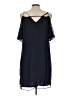 MSK 100% Polyester Solid Black Cocktail Dress Size 12 - photo 2