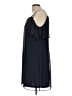MSK 100% Polyester Solid Black Cocktail Dress Size 12 - photo 5