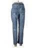 American Eagle Outfitters 100% Polyester Hearts Blue Jeans Size 6 short - photo 2