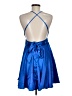 Assorted Brands 100% Polyester Blue Cocktail Dress Size M - photo 2
