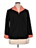 Dani Max 100% Polyester Color Block Black Track Jacket Size 14 - photo 1