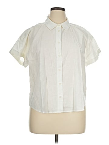 J.Crew Factory Store Short Sleeve Blouse (view 1)
