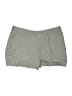 Natural Reflections 100% Cotton Solid Gray Khaki Shorts Size 16 - photo 1