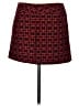 Bebe 100% Virgin Wool Houndstooth Red Wool Skirt Size 8 - photo 2