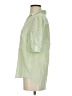 J.Crew 100% Silk Green Short Sleeve Silk Top Size XS (tall) - photo 5