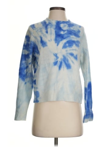Aqua Cashmere Pullover Sweater (view 1)