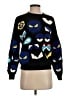 Unbranded Graphic Black Pullover Sweater Size P (petite) - photo 1