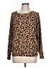 Buffalo by David Bitton Animal Print Brown Pullover Sweater Size L - photo 1