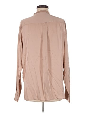 Vince. Long Sleeve Silk Top (view 2)