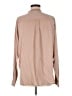 Vince. Solid Tan Long Sleeve Silk Top Size M - photo 2