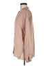Vince. Solid Tan Long Sleeve Silk Top Size M - photo 5